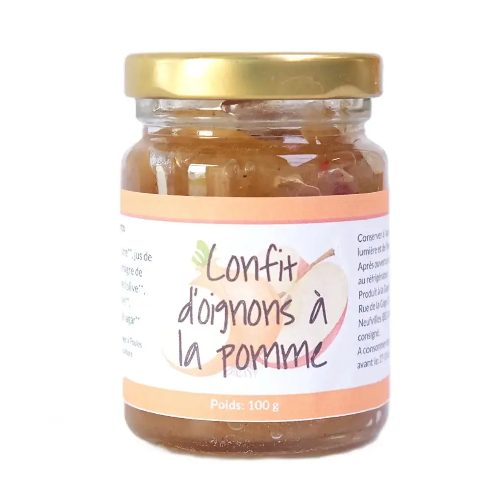 Confit d'oignon à la pomme