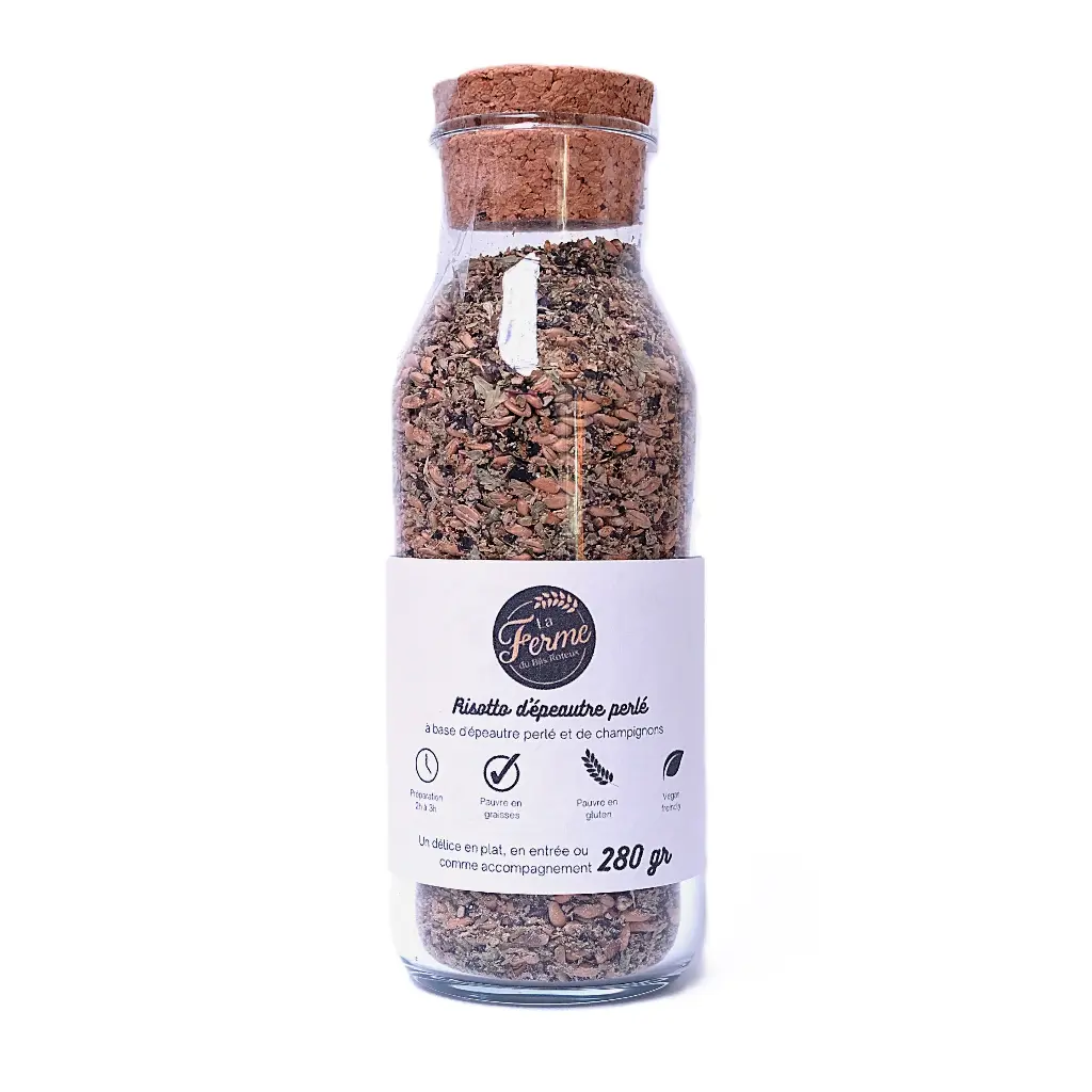 Préparation pour risotto à l'épeautre et champignons