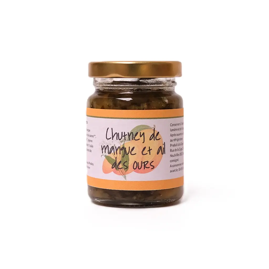 Chutney à la mangue et ail des ours