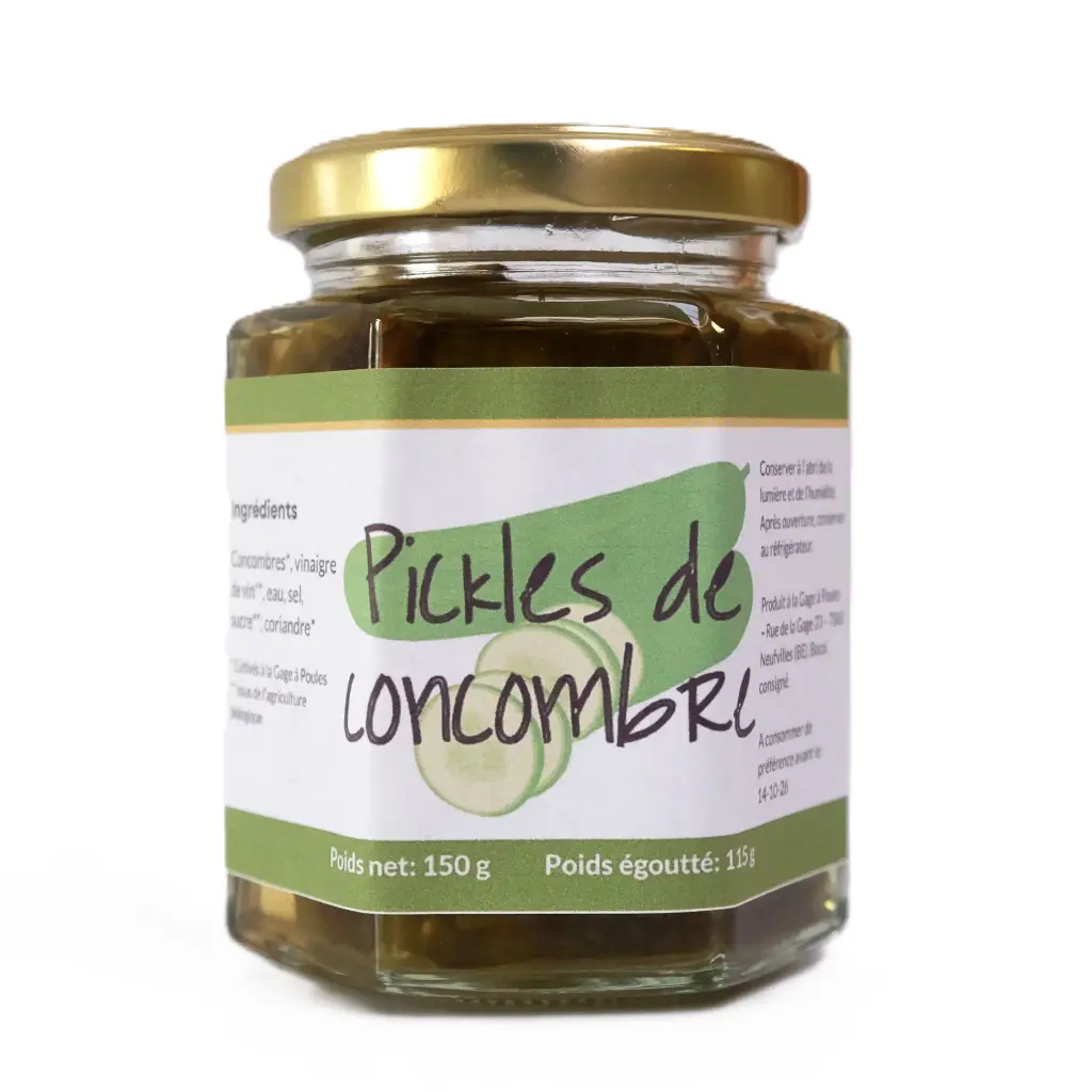 Pickles de concombre