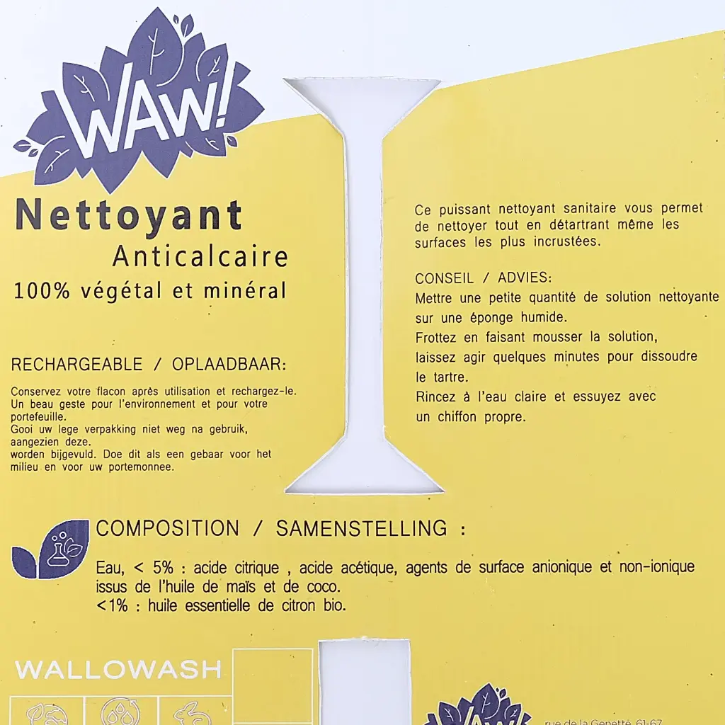Nettoyant anticalcaire