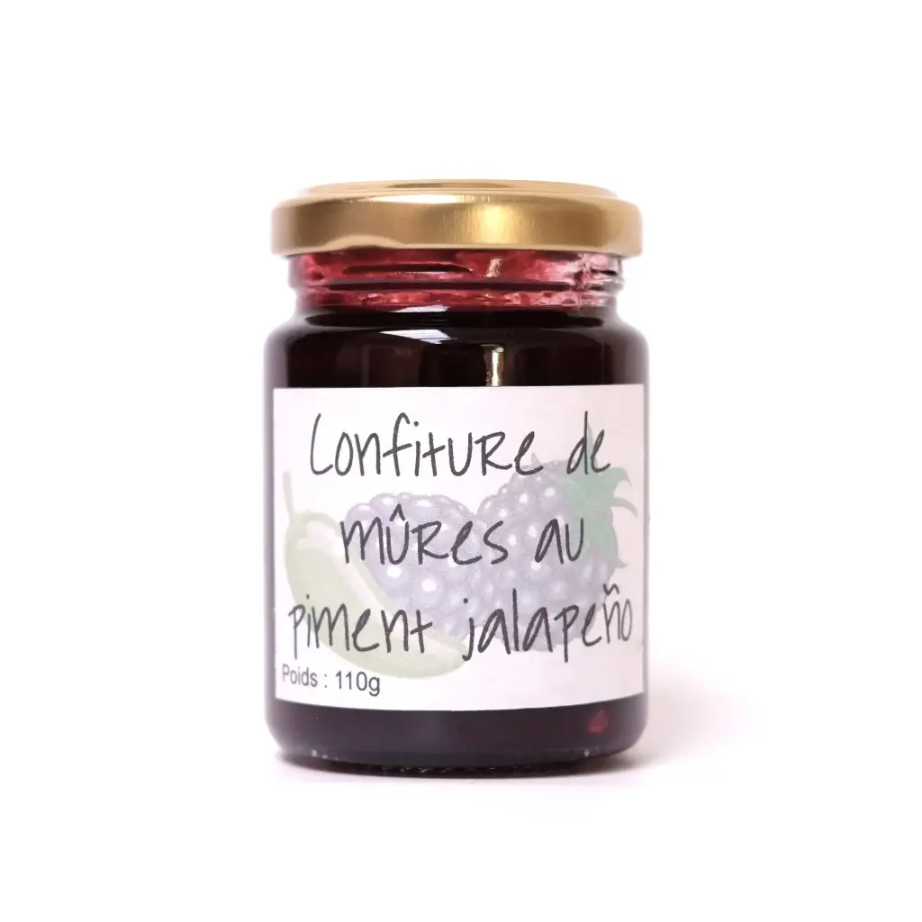 Confiture mûres piment