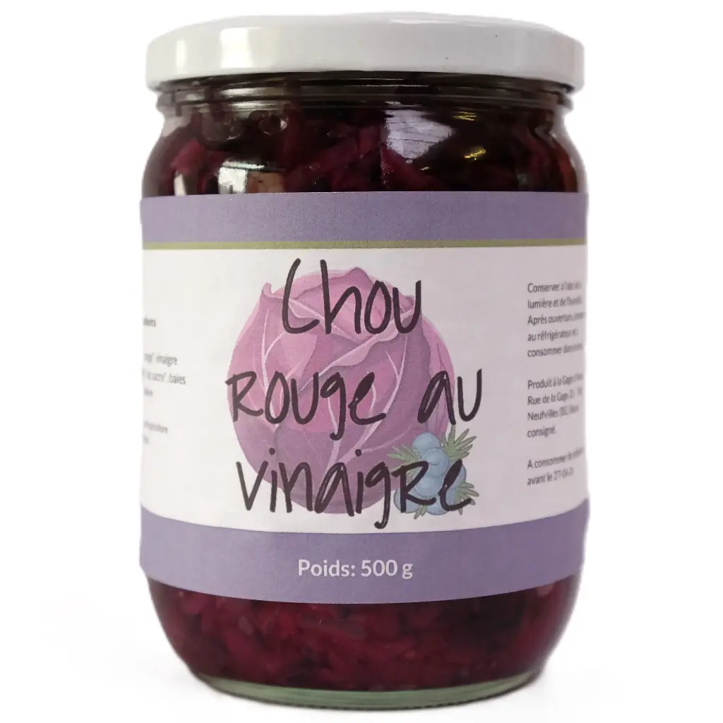 Chou rouge au vinaigre
