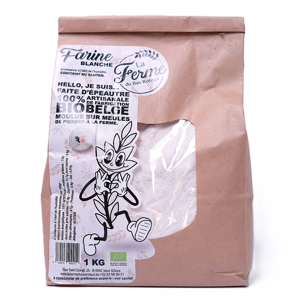 Farine blanche d'épeautre 1kg