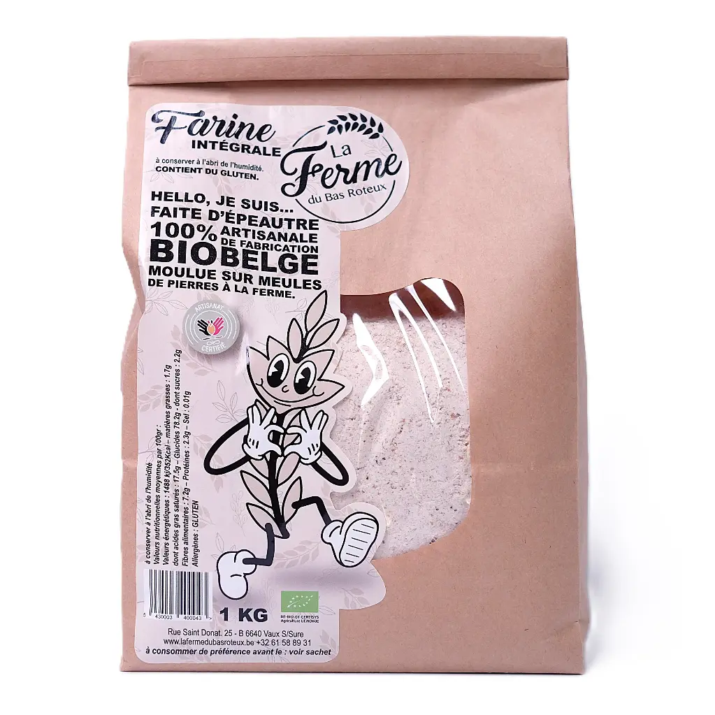 Farine intégrale d'épeautre 1kg
