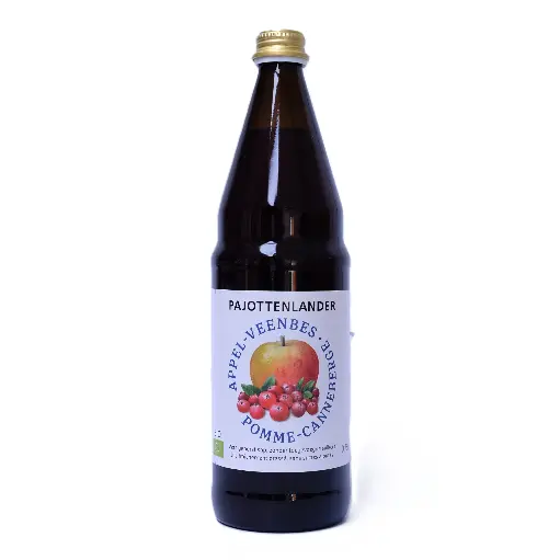 Jus de pomme-canneberge