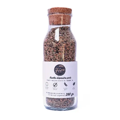 Préparation pour risotto à l'épeautre et champignons