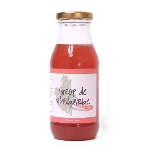 Sirop de rhubarbe