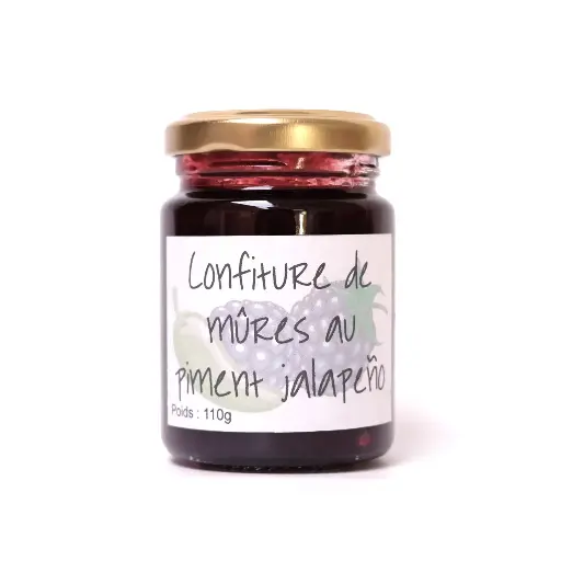 Confiture mûres piment