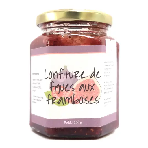 Confiture de figues aux framboises