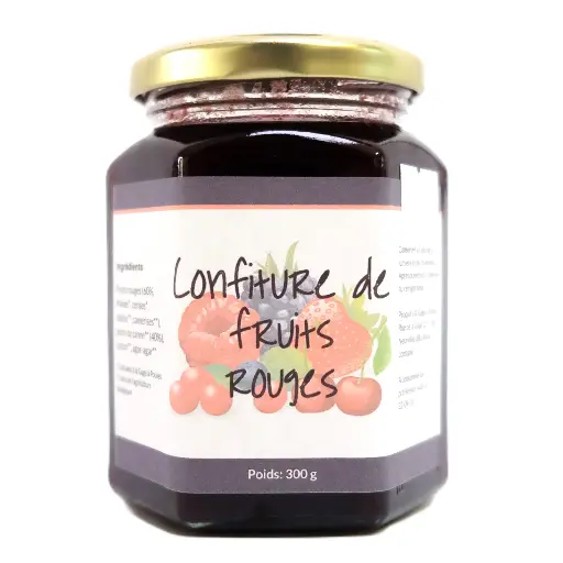 Confiture de fruits rouges